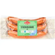 Korv Stockholmare Xl Alspånsrökt ca 300g Gudruns.