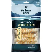 Vit tuggrulle med kyckling 15-p 550g PrimaDog.