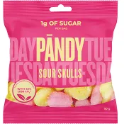 Godispåse Gelé Candy Sour Skulls 50g Pändy.