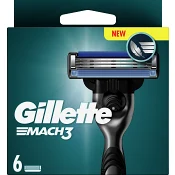 Rakblad Mach3 6-p Gillette.
