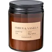 Doftljusburk Lucia amber&amp;vanilla ICA.