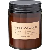 Doftljusburk Lucia mahogny ICA.