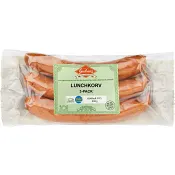 Lunchkorv Alspånsrökt 3-pack 300g Gudruns.