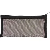 Pennfodral mesh svart 20x10 cm.