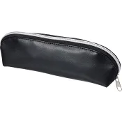 Pennfodral Svart silver dragkedja.