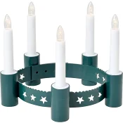 Luciakrona Grön Konstsmide.