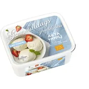 Gräddglass Äkta vanilj laktosfri 1.75l Triumf Glass.