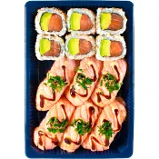 Sushi Meny Två Seared Lax 349g Sushi Daily.