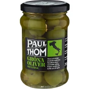 Oliver Gröna Med Kärna Nocellara 290g Paul och Thom.