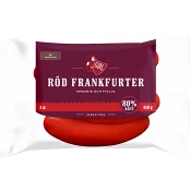 Frankfurter Röd 80% kötthalt 450g Göl.
