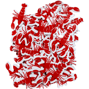 Kräftkonfetti röd 20g Festive.