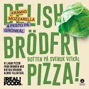Brödfri pizza Mozzarella pesto åå vitkålsbotten 250g For Real! Foods.