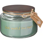 Doftljus Mina grön ICA.