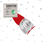 Servett 25cm Nils 20-p ICA.