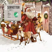 Servett 33cm Släde ICA.