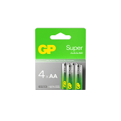 Batteri GP Super Alkaline AA/LR6 4-pack GP.