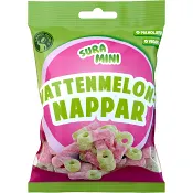 Sura Mini Vattenmelonnappar Sura Mini Vattenmelonnappar 70 Gram Candypeople.
