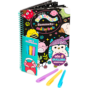 Squishmallows: Sammetsmålarbok.