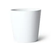 Kruka Bas 12,5cm vit.