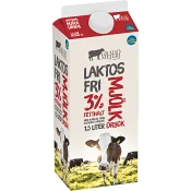 Standardmjölkdryck 3% Laktosfri 1,5l Grådö Mejeri.