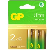 Batteri GP Ultra Alkaline C/LR14 2-pack GP.