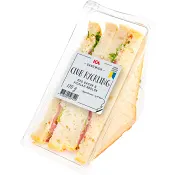 Sandwich Club Kyckling med Bacon och Rödlök 170g ICA.