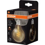 LED G80 Gold E27 470lm(40W) Dimbar Osram.