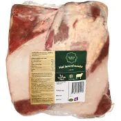 Hel lammframdel med ben ca 2.2kg Hacksta Halal.