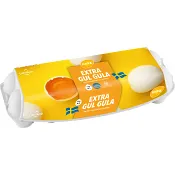 Ägg Extra Gul Gula M/L 12-p Lantägg.