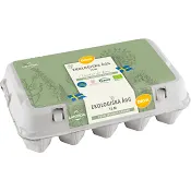 Ägg M Ekologiska 15-p KRAV Lantägg.