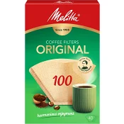 Kaffefilter Original Oblekt 100 40-p Miljömärkt Melitta.