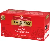 English breakfast te 25-p Twinings.