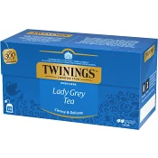 Lady grey te 25-p Twinings.