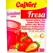 Gelatin Jordgubbsmak ca 170g Calnort.