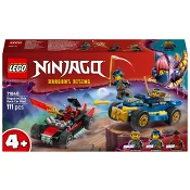LEGO Ninjago Rogues racerbilsduell mot Drix 71840.