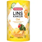 Linskakor Ost Glutenfri 125g Friggs.