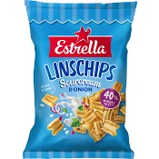 Linschips Sourcream &amp; Onion 90g Estrella.