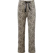 Velourbyxa beige/svart leo L mywear.