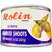 Bambuskott Strimlad 227g Rolin.