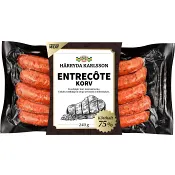 Entrecotekorv 75% Kötthalt 240g Härryda Karlsson.