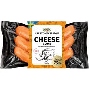 Kryddkorv Cheese explosion 75% Kötthalt 300g Härryda Karlsson.