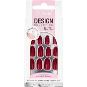 Lösnaglar Design Selection Bordeaux Red M 1 Styck Depend.