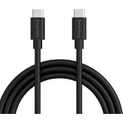 USB-C till USB-C 2m svart Smartline.
