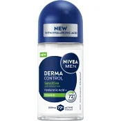 Deodorant Roll On Derma Control Sensitive 50ml Nivea Men.