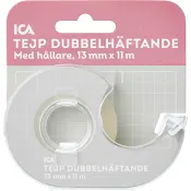 Dubbelsidig tejp med hållare.