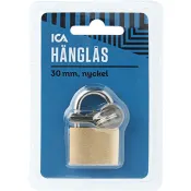 Hänglås 30mm nyckel ICA.