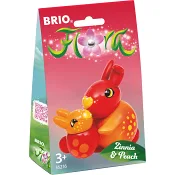 Zinnia och Peach BRIO Flora.