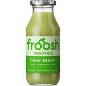 Fruktsmoothie Green Dream Äpple Vindruvor Mango 250ml Froosh.