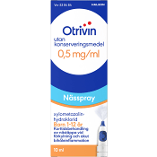 Nässpray Barn 0,5mg/ml 10ml Otrivin.