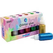 Glitterlim Flaskor 12-pack Sense.